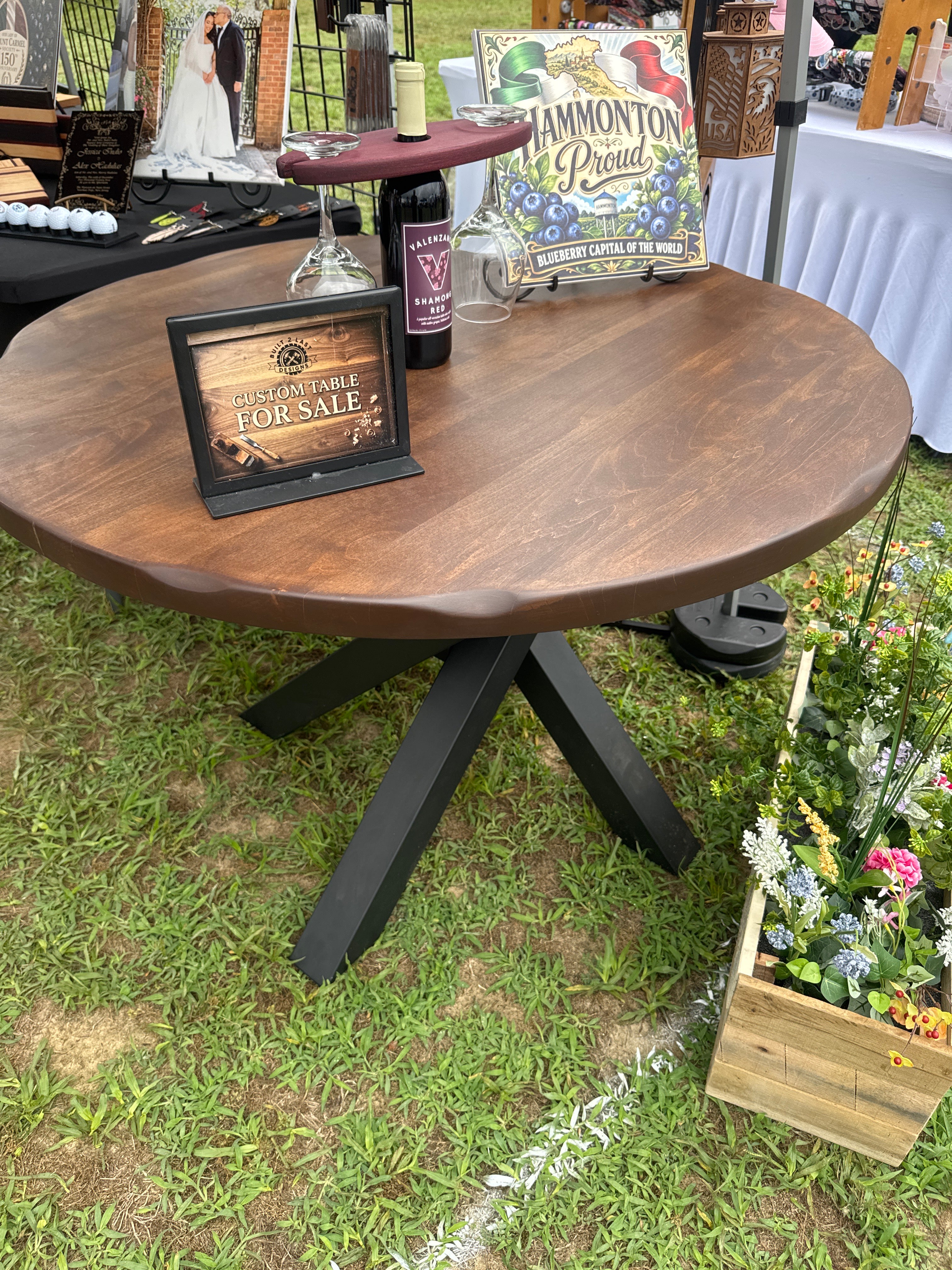 Round Maple Dining Table