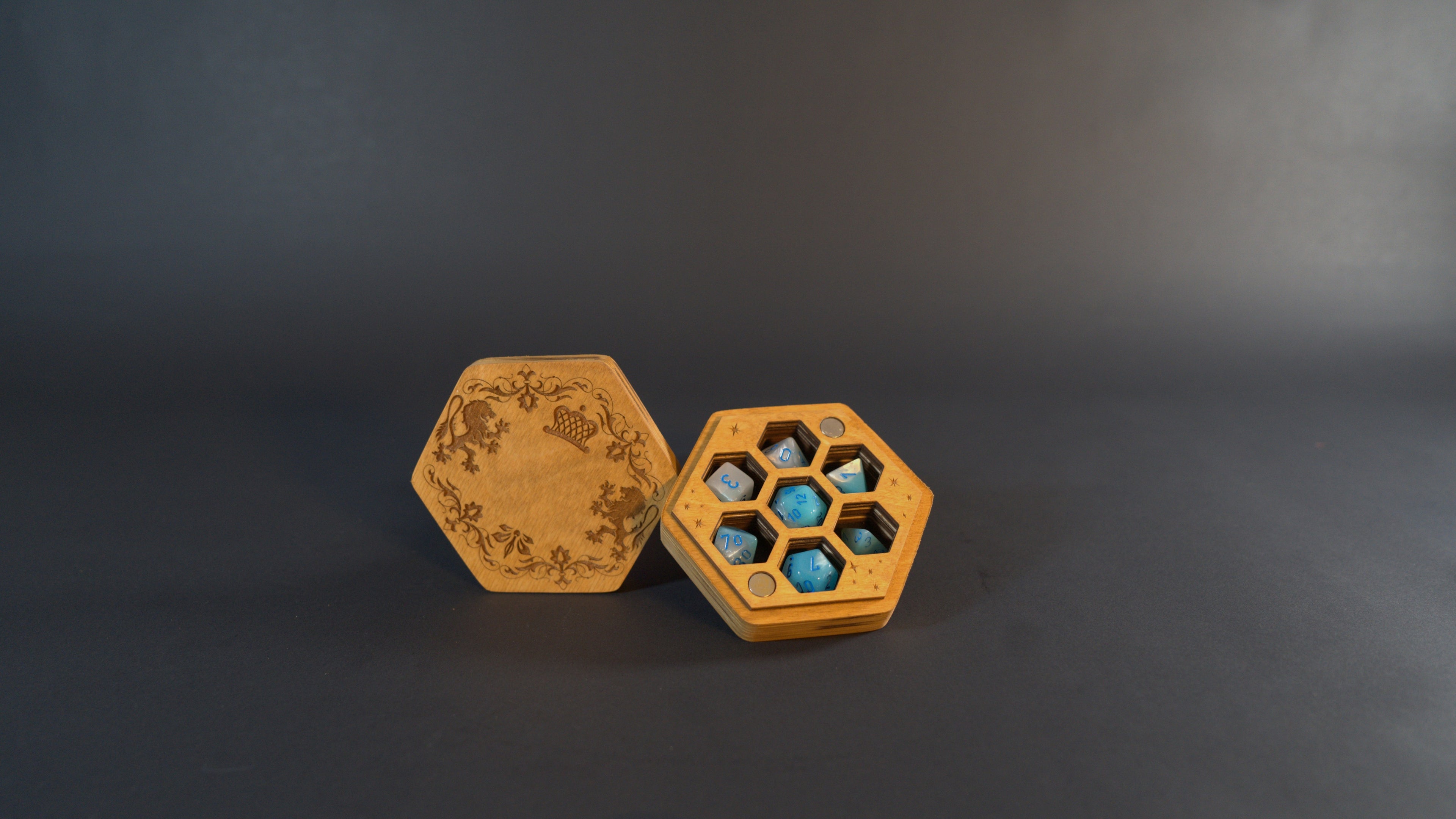 Hexagonal Dice Holder