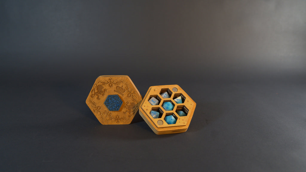 Hexagonal Dice Holder