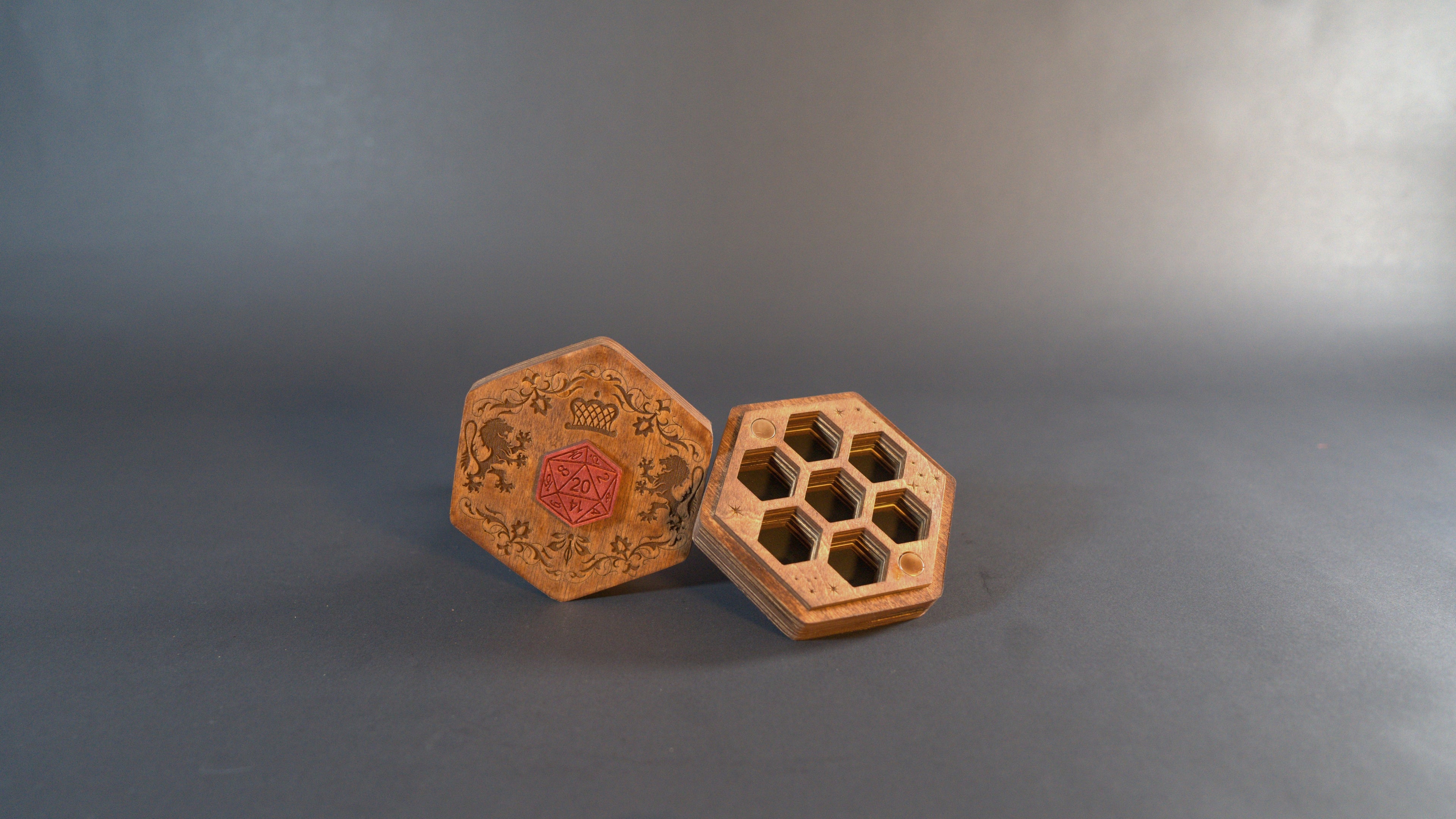 Hexagonal Dice Holder