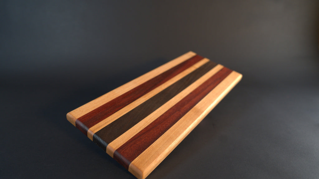 Exotic Hardwood Serving Tray & Cutting Board