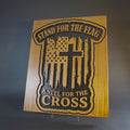Large Carved Kneel for the Cross Sign