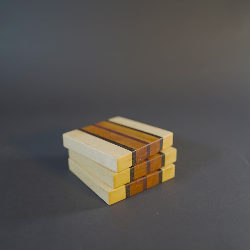 Exotic Hardwood Coasters
