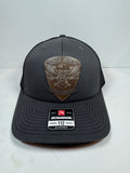 Trucker Style Hat with Leatherette Patch
