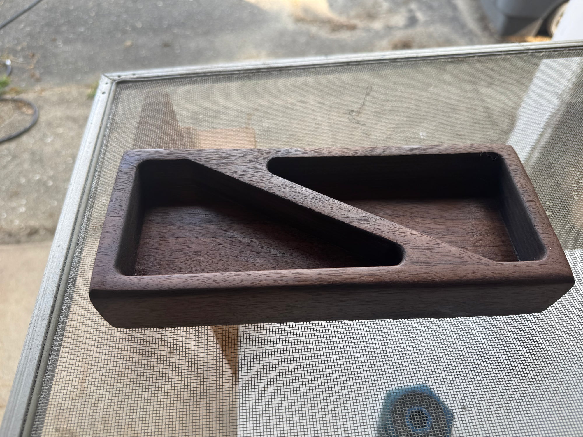 Assorted Walnut Catch All Trays