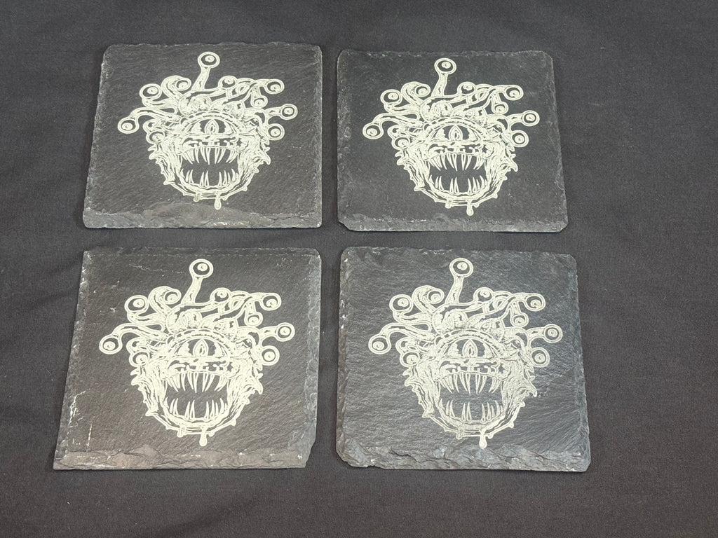 Laser Engraved Slate Coasters
