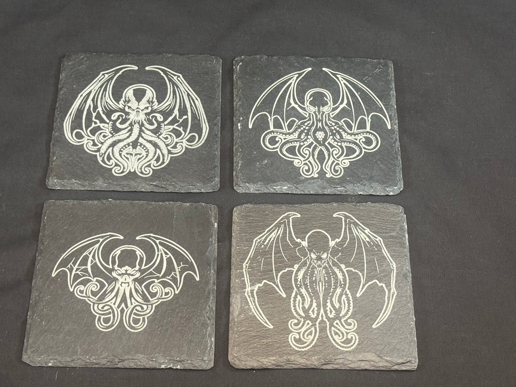 Laser Engraved Slate Coasters