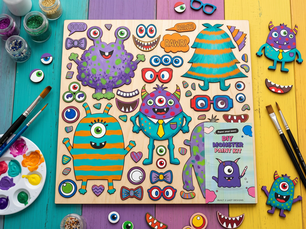 DIY Paint-Your-Own Monster Kit